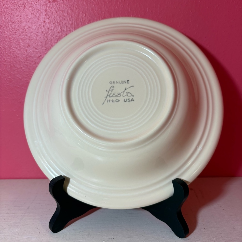Vintage Fiestaware * Homer Laughlin Cream Soup Bowl Dining EUC Retro Collectible - Picture 6 of 8